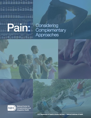 ebook cover on pain from NCCIH