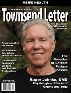 townsend letter magazine cover with roger jahnke portrait